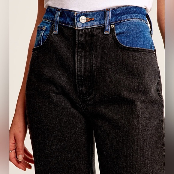 A & F High Rise 90s Relaxed Jeans NWOT - Picture 7 of 10